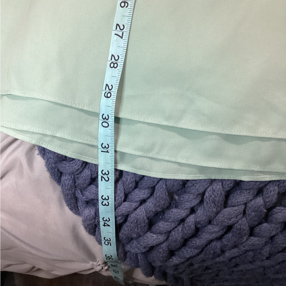 50% Off! 3 Days Only!     NWOT - City Chic - Seafoam Chiffon Blouse -  Sz Lg!!! - Picture 10 of 11
